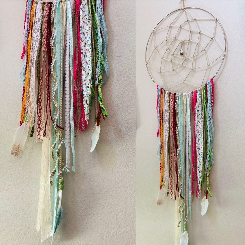 Large handmade dreamcatcher